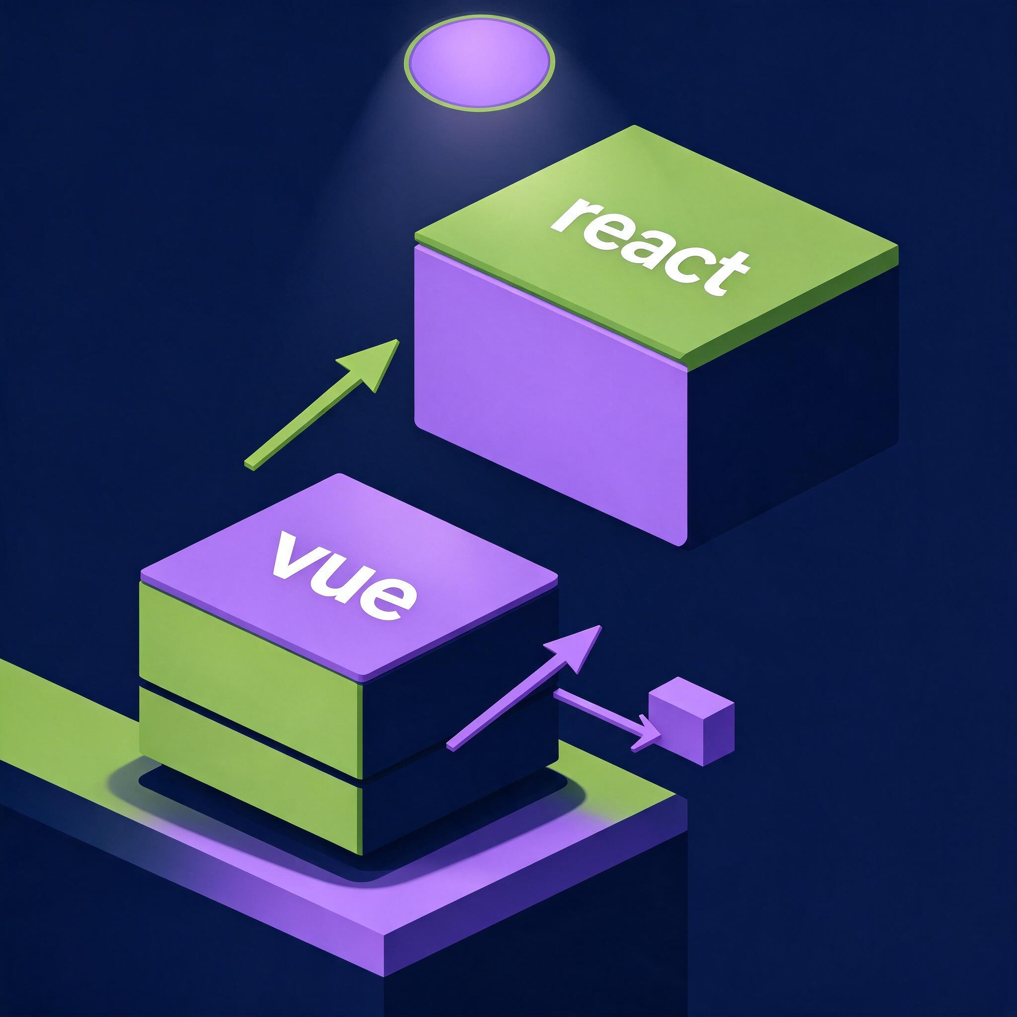 React vs Vue for LLM-generated frontend code: an 11x ecosystem gap and benchmark parity
